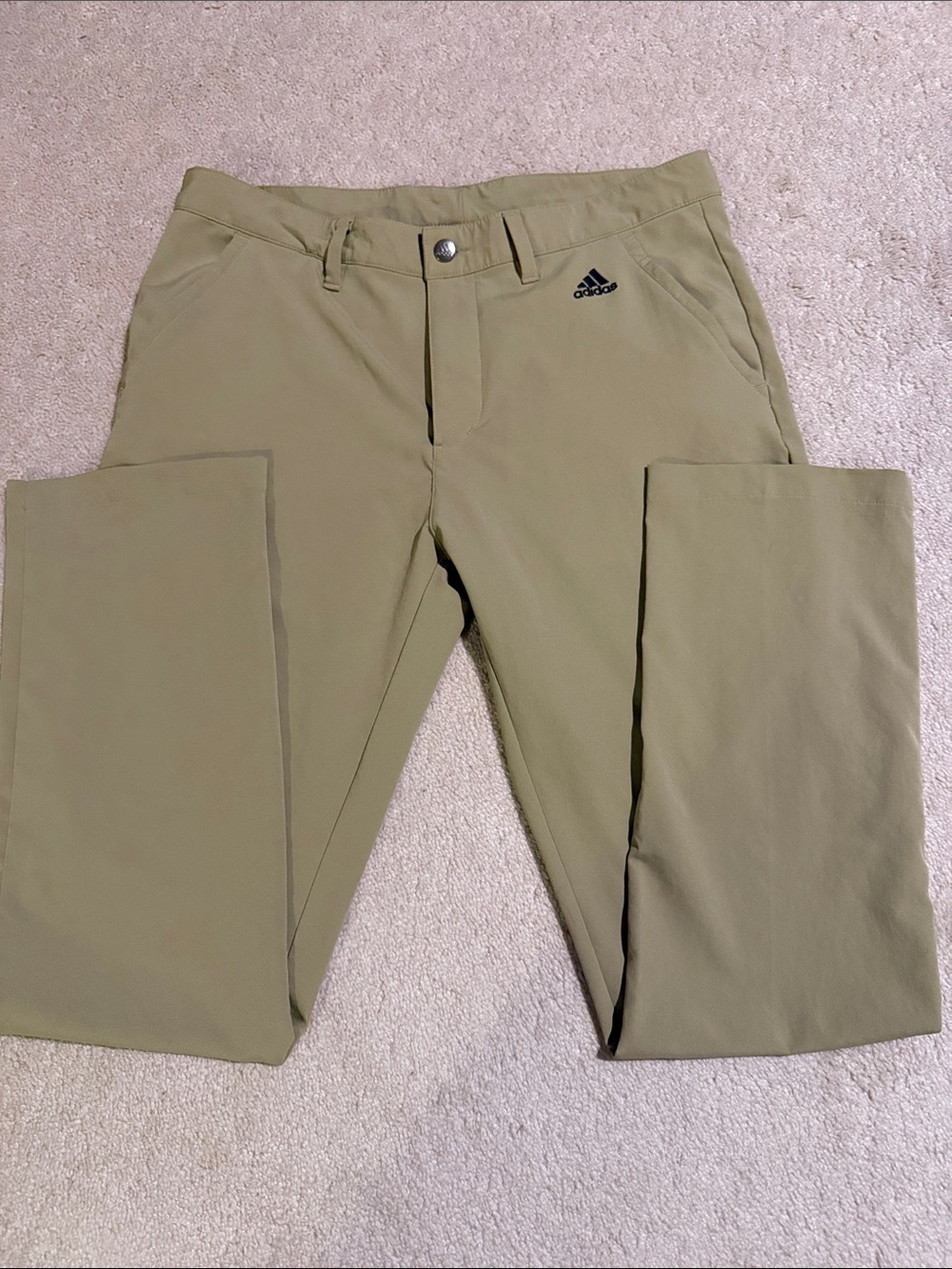 adidas Tan Golf Chino Pants - Picture 2 of 10